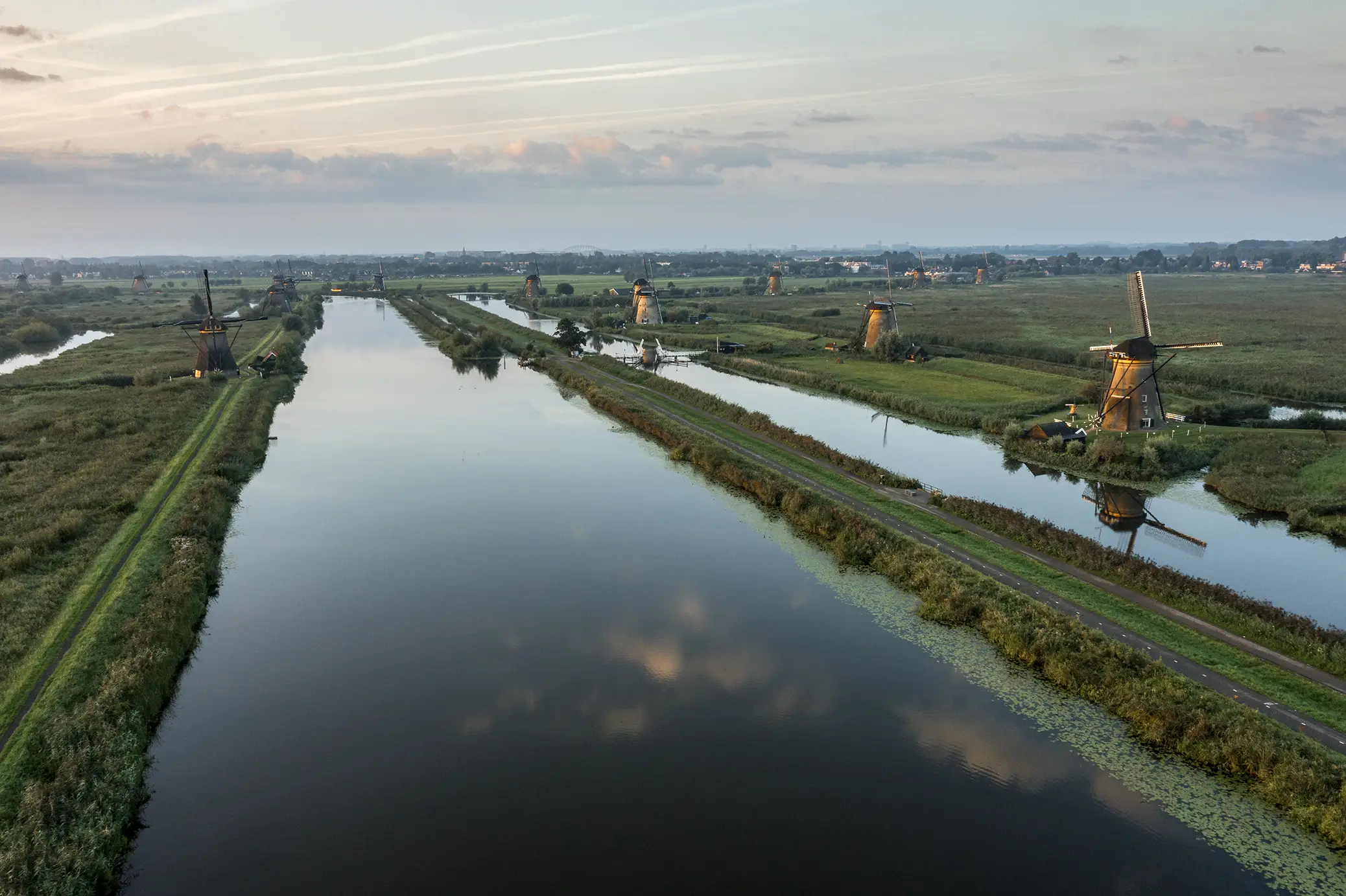 Kinderdijk molens water